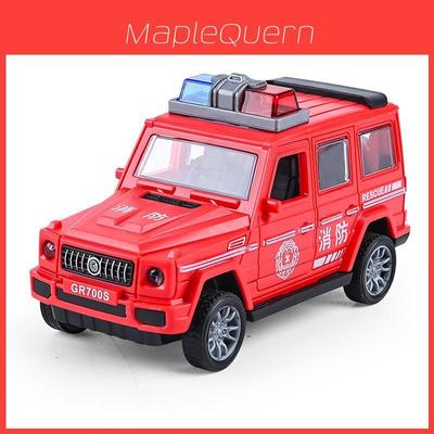 Fire And Special Police Off Road Vehicle Model Children Toy With Openable Door For Kids