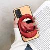 RUICHI Tongue Sticking Out Phone Case For Samsung Galaxy A02 A12 A21 A22 A32 A41 A42 A51 A71 A72 Shell