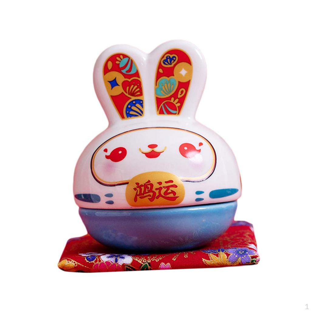 Figur Sparschwein Tierstatue Sparschwein Glas für Chinesisches Neujahrsgeschenk Kinder