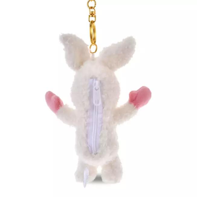 Disney Piglet Reversible Plush Keychain ( WHITE POOH ) Japan NEW Disney Store
