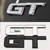 ISPN4 3D Metal Car Styling Logo GT Badge Rear Trunk Sticker Front Grille Emblem Decals For FORD Mustang GT Auto Accessories