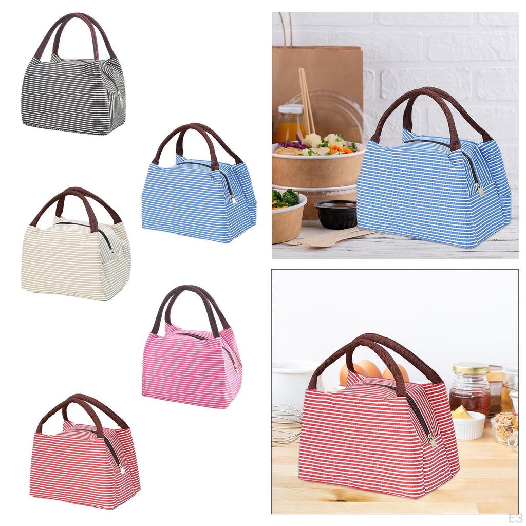 Lunch Totes Pouch with Zipper Picnic Tote Food Box Bags for