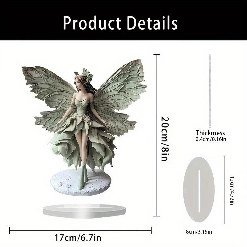 

Богемная статуэтка феи-эльфа, акриловый эльф, украшение для дома, офиса, кафе, витрины, спальни