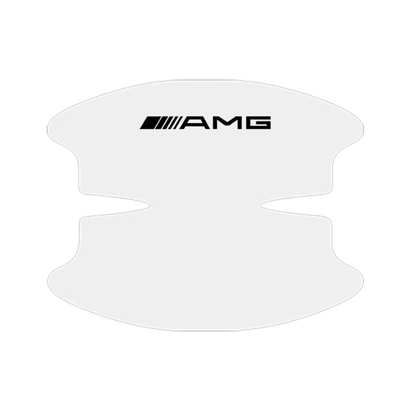 8Pcs Transparent Car Door Handle Bowl Anti Scratch Protective Sticker For Mercedes Benz AMG GLE GLS GLC CLA GLB ML C500 C200 C300 W204 W206 W205 W203