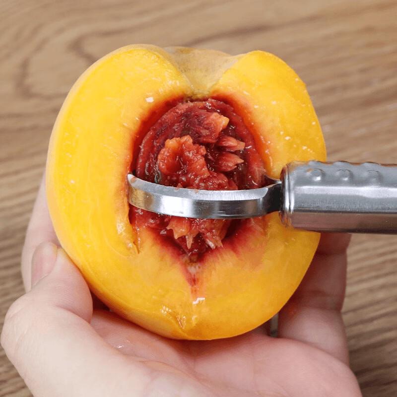 

Stainless Steel Yellow Peach Corer Slicer