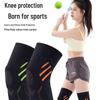 CHIWANG Knitted Spring Silicone Sports Knee Brace