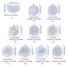 Photo Frame Pendant Silicone Mold Christmas Tree Butterfly Mold Epoxy Resin Moon Base Bracket Mold Suitable for Crafts