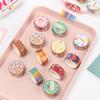 100pcs/Roll Cute Flower Bear Love Heart Washi Tape Cute pattern Scrapbooking Sticker Stationery Sticker
