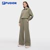 FILA FUSION Women's Knit Plush Casual Pants