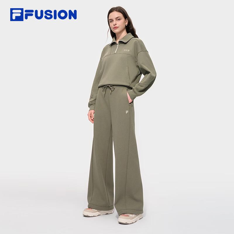 FILA FUSION Women's Knit Plush Casual Pants