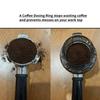 Practical Coffee Dosing Funnel Coffee Powder Rings Coffee Machine Adapter Rings Suitable for Espresso Portafilters