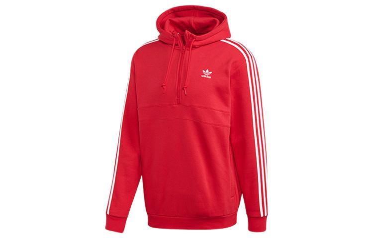 Adidas Originals Sweatshirts Men s Red Hooded Moderate Regular FM3763 S