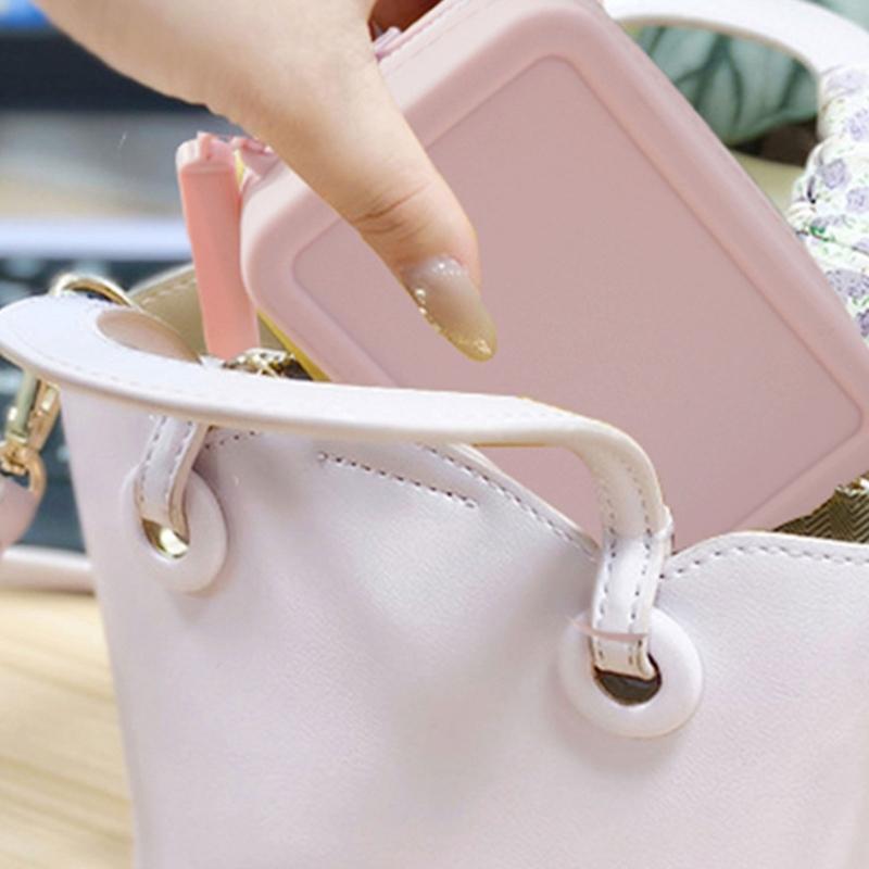 Silicone Travel Makeup Bag Cosmetic Organizer Waterproof Toiletry Pouch with Practical Zippered for Women and Girls