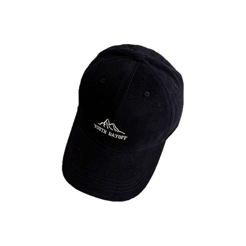 Wide Brim Baseball Cap Female Summer Thin Face Small Hip Hop Letter Cap Versatile Soft Top Sunshade Casual Hat