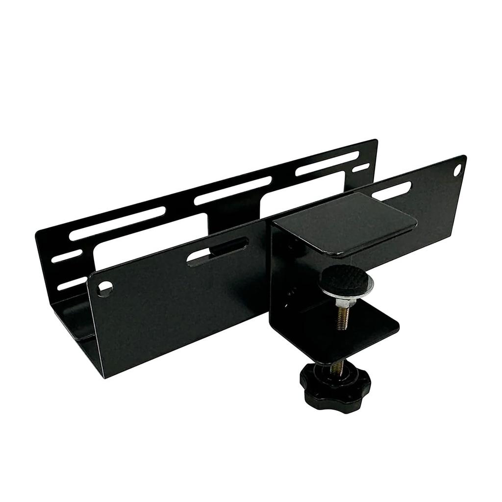 Nagao Seisakusho NB-VESAHOLD200CL Clamp-Style Storage Holder, VESA Compatible, 2-Way, for HDD, PC, and Cable Taps, Rear Storage Holder, 200mm