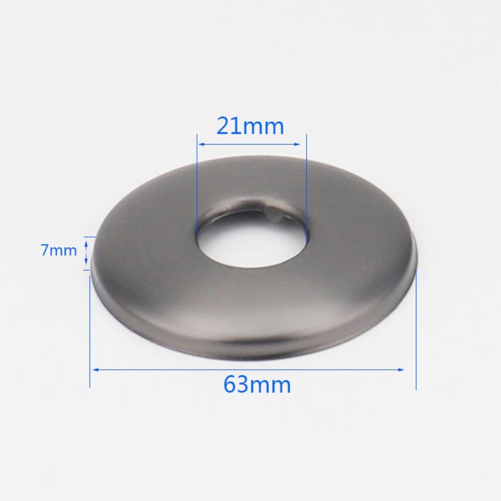 1PC Grey Black Stainless Steel Shower Arm Flange Replacement Wall Split Flange Faucet Decorative Cover Kitchen Accessories