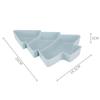 Christmas Tree Shaped Living Room Candy Snacks Nuts Snack Compartmentalized Fruit Tray Home Kitchen Supplies Breakfast Plate Tray Tableware