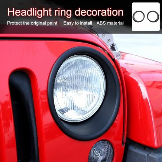 Накладки на фары для Jeep Wrangler JK 2007-17 Аксессуары