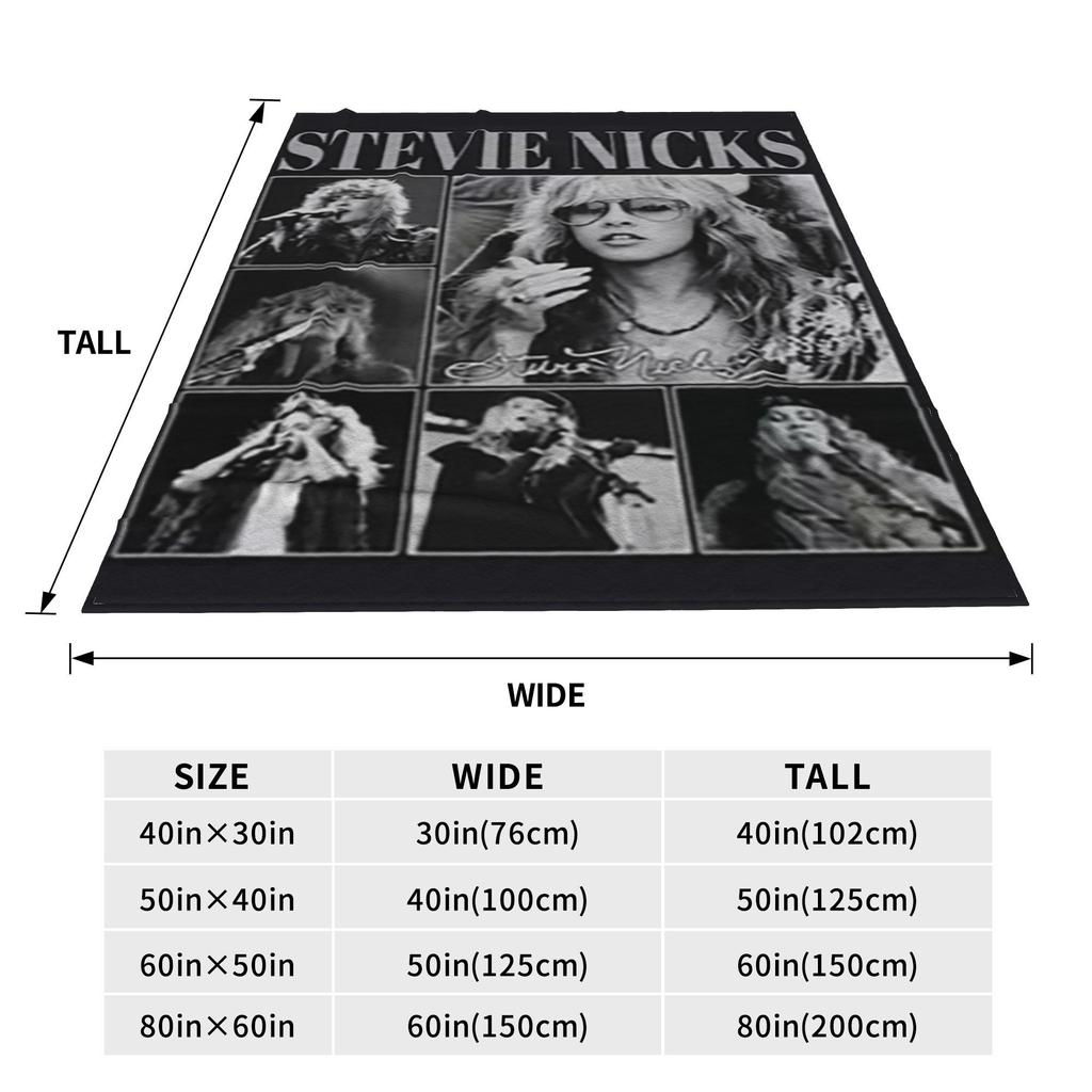 Stevie Nicks Tour Live In Concert Albumcover Blanket Flannel Throw Blanket for Couch Bedding Travel Throws Bedspread Quilt