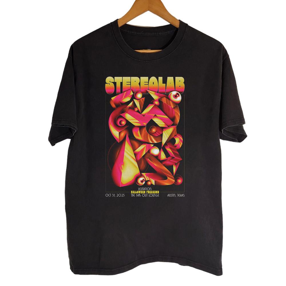 NEW Stereolab Black Cotton Shirt Full size S5XL Unisex T220 Unisex T-Shirt L