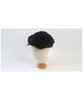 Yunibeosyeolkemiseuteuli Linen Black Loose Fit Newsboy Cap