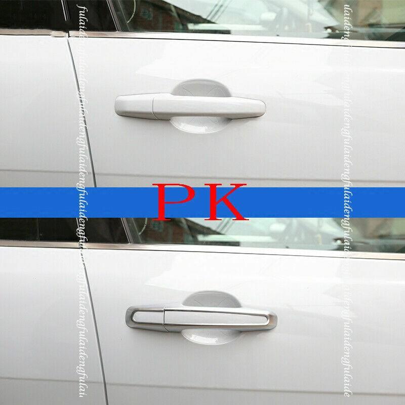 8P ABS Silver Chrome Car Side Door Handle Cover Trim For Jaguar F-PACE 2016-2020