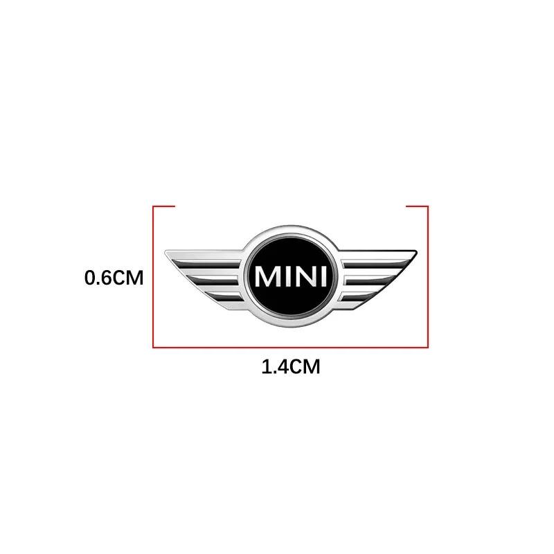 Car Key Emblem Stickers Auto Control Key Logo Accessories For BMW MINI WORKS One Cooper JCW R60 R59 R57 R58 R56 R55 F55 F56