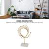 Distinct Surface Texture Metal Tabletop Decorative Statue  Office Desktop Ornament