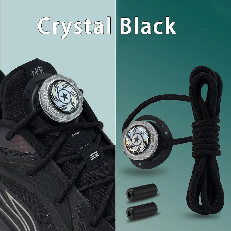 New Thick Rope Sneakers Shoelace Without Ties Swivel Buckle Shoelaces Upgrade Easy Installation Automatic Laces Shoe Accessories