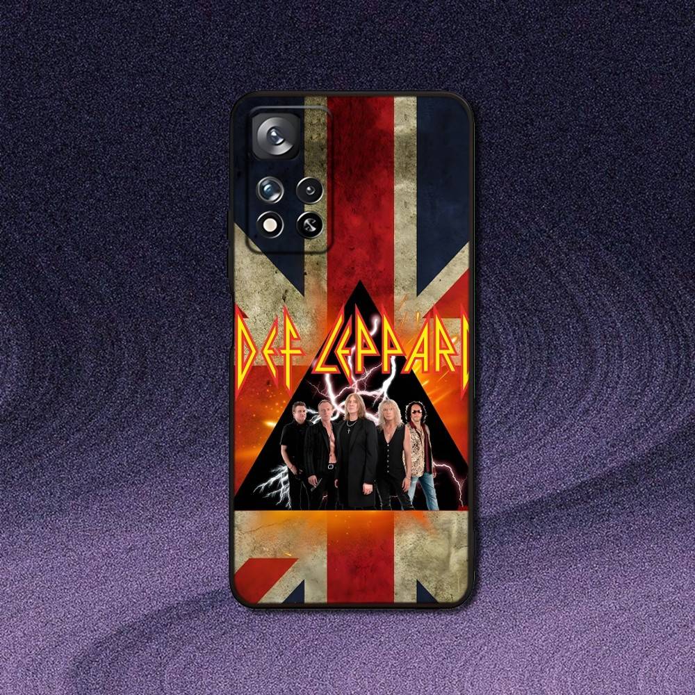 

D-Def Leppard Stand By Me Phone Case For Samsung S 25,24,23,22,30,21,10,9,Ultra,Plus,Lite,FE,4,5G Black Soft Case Samsung S21 s305G