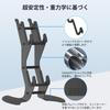 Controller Game Controller Storage Headphone Storage Easy Compatible with SERIES Black Stand, Rack, Stand, Stand, Assembly, Space-Saving,
