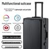 DK Multi-functional PC Aluminum Frame Spinner Suitcase
