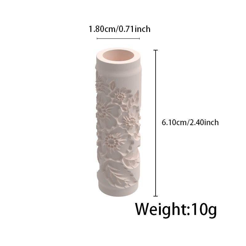 For Clay Crafting, Durable Plastic French Pattern Soft Pottery Earring Polymer Clay Texture Roller, Seamless Cutter Tool