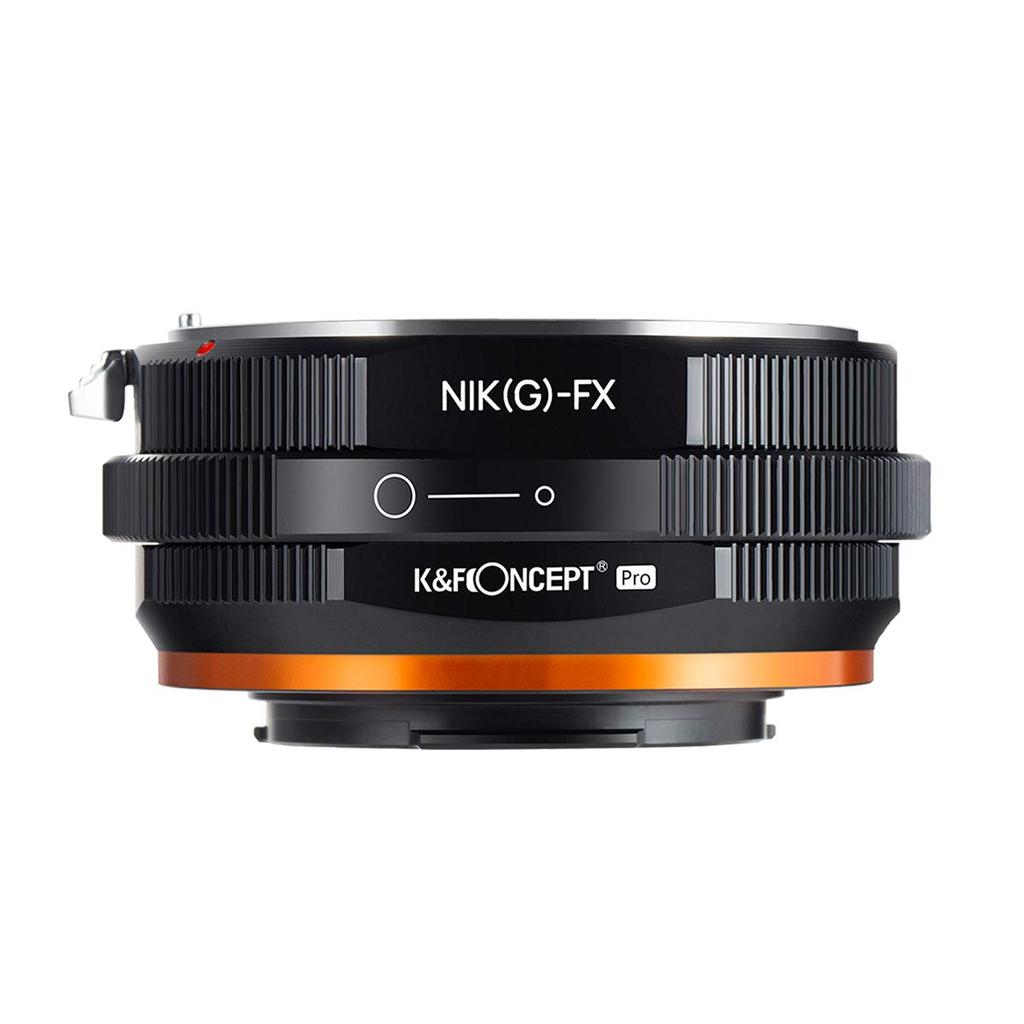 Concept P Series Lens Mount Adapter Lenses To Fujifilm with Aperture Ring K&F KF-NGX.P (Nikon F-Mount (G-Type Compatible) X-Mount)