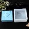 Sea Animal Shark Sea Turtles Seahorse Silicone Mold DIY Marine Round Square Handmade Soap Makes Resin Plaster Mould