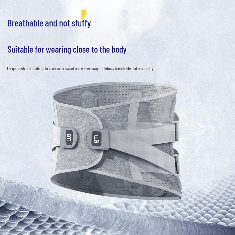 Heated Lumbar Support Belt for Weightlifting and Fitness