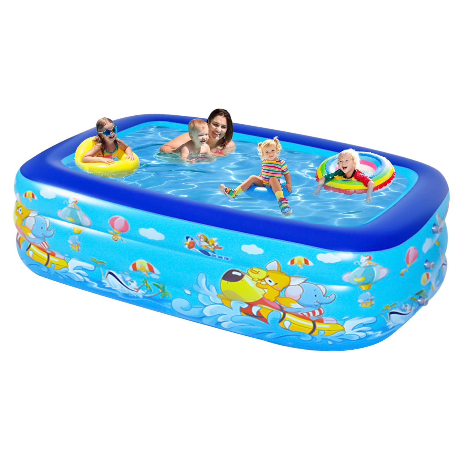 

Skycase Большой Винил Для Дома Для Воды 3 Воздуха Легкий к Высокой Температуре Истиранию Для Лета В помещении и На Открытом воздухе Жара Вода Для Для Легкого Слива Бассейн,