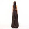 2026 Spring Women's Wide-Leg Pleated Retro Casual Pants