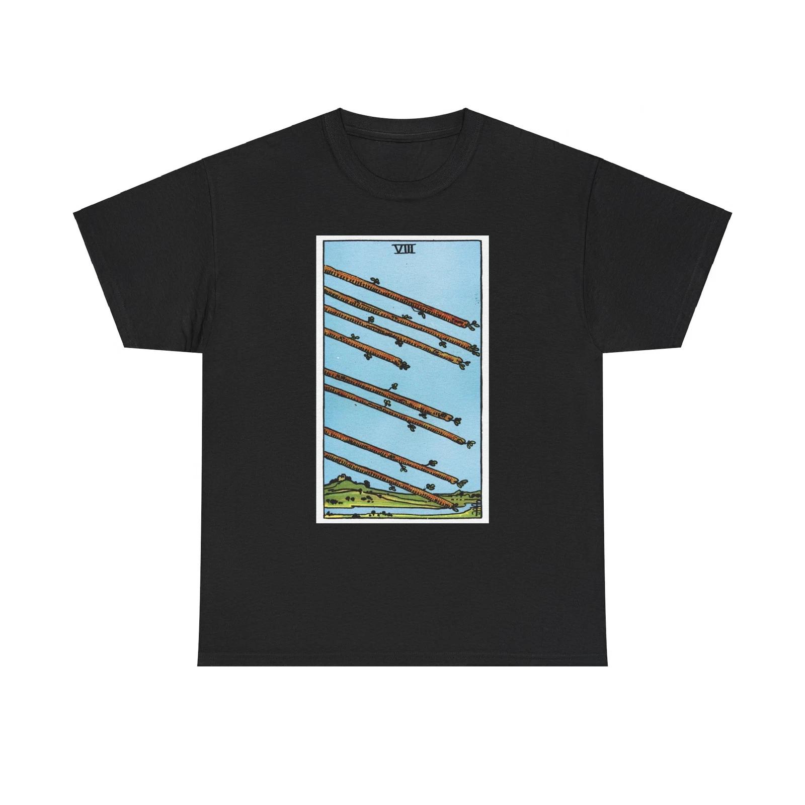 The 8 of Wands (Tarot Card) T shirt 2XL