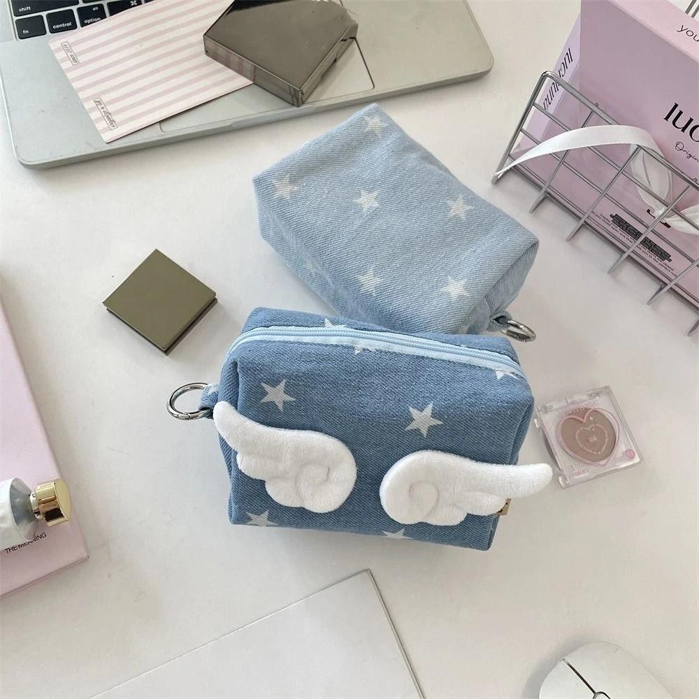 Y2k Korean Style Storage Bag Print Cloth Stationery Bag  Stationery Holder