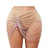 Europe and America Cross Border New Tassel Pendant Waist Chain Dance Dress Sexy Nightclub Super Shiny Crystal Body Chains