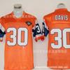 Camiseta de Manga Corta de Algodón para Hombre Estilo Vintage de Fútbol Americano Retro Denver Broncos 7 84 27 77 49