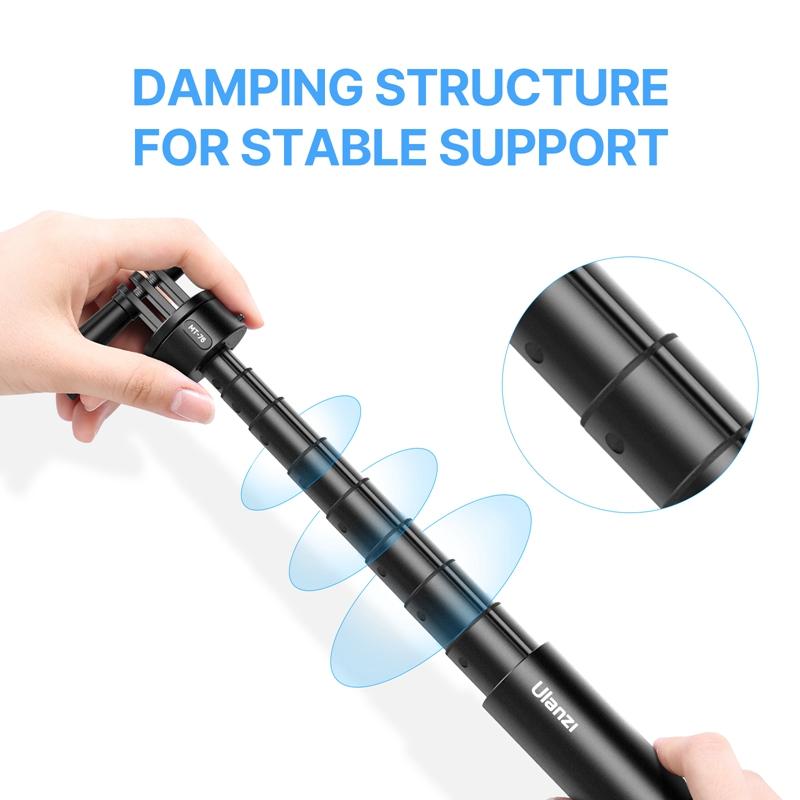 Ulanzi Go-Quick II 1.5m Selfie Stick Magnetic QR Mount for Gopro 13 12 Invisible Pole for Insta360 Action Camera 7