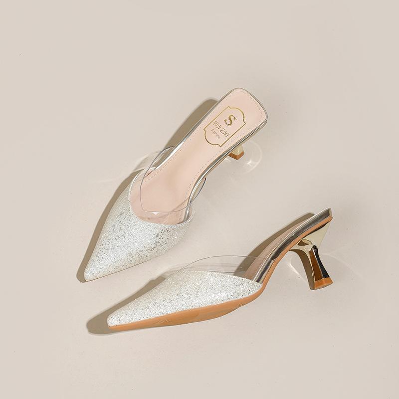 

Шампань пайетки мелкий блеск красивая сумка голова дракон женская верхняя одежда с юбкой туфли на высоком каблуке тонкий каблук большой размер 34 шампанского