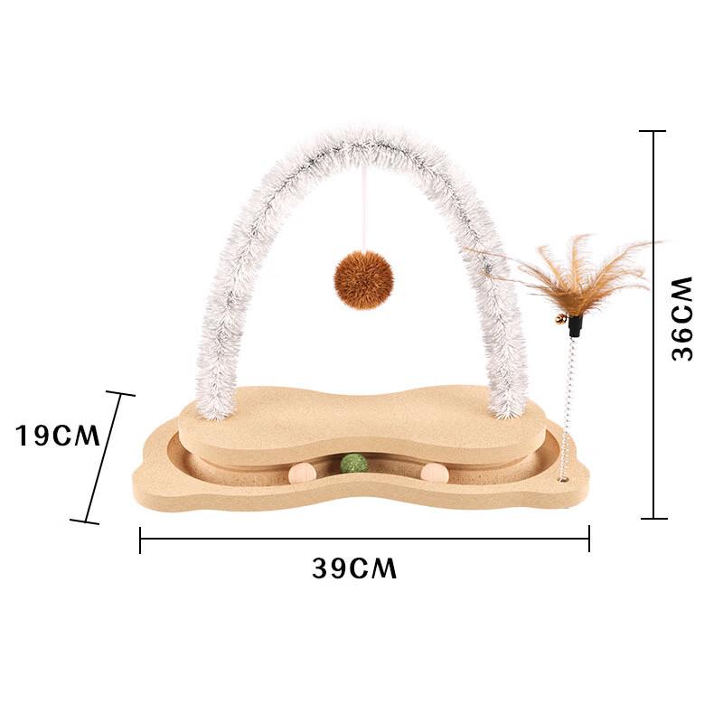 Cat Arch Self-Groomer and Scratcher