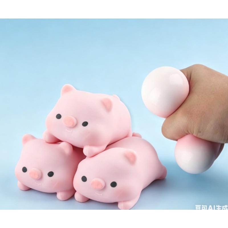 Creative Stress Relief Pull Pig Squishy Toy – Stretchy Mochi Tofu Ball – Decompression Vent Fidget For Adults & – Boredom Relief