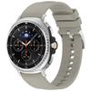 Flexible Silicone Watch Band Straps With Leather Accent For 40mm 44mm 46mm Models Comfortable Daily Wear Gym To Office