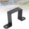 4pcs 4x4 Inch Strap Post Ties Heavy Duty Deck Fence Brackets Carbon Steel Gazebo Mounting Brackets U Shaped