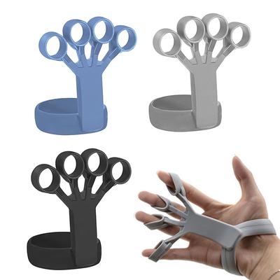 Allenatore per dita in silicone, forza del polso, esercizio di presa della mano, espansore per dita, allenamento, presa della mano, riabilitazione, allenamento fitness