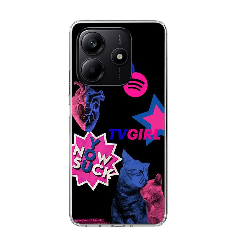 TV Girl Album Handyhülle Für Xiaomi Redmi Note 15 14 13 12S 12 Pro Plus 11S 11E 11 11T 10S 10 Kunst Weiches Muster Abdeckung Redmi Note
